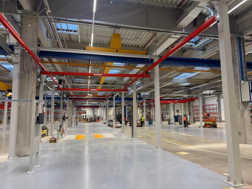 Podvěsný jeřábový systém